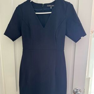 Brooks Brothers Classic Navy Midi Dress 2P